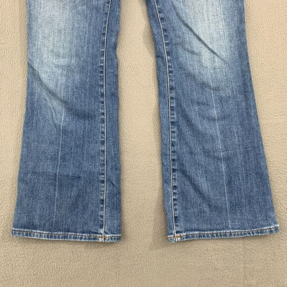 Madewell Jeans Womens Size 28 Cali Demi Bootcut Stretch Distressed Inseam 26" - Picture 3 of 15